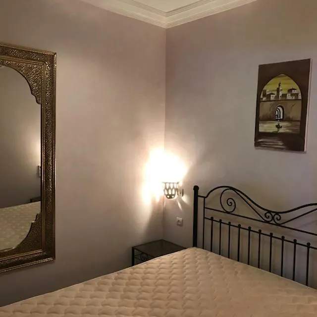 리야드 Authentic Moroccan Charm Apartment In Marrakech Terrace 마라케시