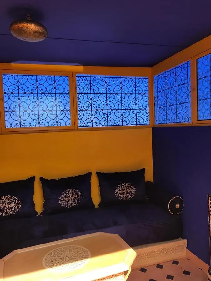 Authentic Moroccan Charm Apartment In Marrakech Terrace 마라케시 모로코